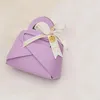 Present wrap läder godis färger väska kosmetisk förpackningslåda blå väskor för bröllopsfest gynnar alla hjärtans dag leveranser