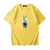 デザイナー卸売2051メンズTシャツ夏の新しいハイエンドカジュアルファッションメンズラウンドネックプリント短袖ポロスシャツ100％コットンS-3XL