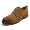 Chaussures habill￩es vintage mocassin homme mode hommes d￩contract￩s oxfords en cuir en cuir m￢le de zapatos hombre vestir