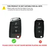 Auto Flip Key Case Cover Accessori Shell per VW Volkswagen Skoda Seat Golf Polo