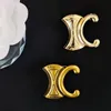 Smooth Metal Letter Brosch Gold Women Girl Letters Brosches Suit Lapel Pin Fashion Jewelry4917447