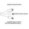 Szybka ładowarka samochodowa 3 w 1 rozdzielacz ładowarki USB kablowy do iPhone Micro Android Telefones TELESKOPIC Adapter ładowania teleskopowego