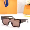 Vrouwen Zonnebril Mannen Zomer Z1583E bescherming UV400 vintage afgeschermde lenzen vierkante integrale full matte frame mode bril willekeurige doos zwevend frame