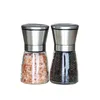 wholesale Macina sale e pepe in acciaio inox Macina sale marino regolabile in ceramica Utensili da cucina DH95