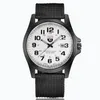 Montre-bracelets Fashion Nylon Belt Round Men's Watch Mens Men Men Watche 2022 Luxury Automatic Sports Black Maly Gift FFFOR