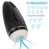 Sex toys masager Electric Toys Male Masturbation Cup Penis Pump Cock Exerciser 3D Vagina Real Pussy Vibrators for Men 18 Glans Sucking FTHJ