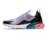 Scarpe da corsa Outdoor 270S Sneakers Triple Black Neon Triple White Summer Gradient Easter Unc University Red Photo Blue Cactus Washed Coral For Men Women