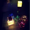 فوانيس محمولة LED لعبة فاتحة اللون تغيير زجاجة زجاجة مصباح البنية القابلة لإعادة شحن الحجر براون torch طفل عيد ميلاد ديكور غرفة نوم للألعاب