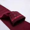 Chaussettes de sport en coton pour femmes, bas de cuisse, manchette côtelée, antidérapantes, longues vêtements de sport de printemps, garde au chaud, couleur noir bordeaux