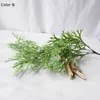 Decorative Flowers Green Fern Wall Hanging Plants Vines Artificial For Home Outdoor Garden Decoration Plastic Faux