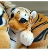 Niedliches Tier, kleiner Tiger, Plüschtier, große Simulation, Mutter, Kinder, Tiger, gefüllte Puppe für Jungen, Mädchen, Weihnachtsgeschenk, 45 cm, DY10117