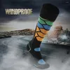 Chaussettes de sport 1 paires RANDY SUN Genou Haute Imperméable Respirant Coupe-vent Évacuation de la sueur Doux Extérieur Randonnée Pêche Cyclisme