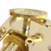 Figuritas decorativas caja Musical mecánica DIY tornillos de movimiento dorado Castillo en el cielo clave regalo K0AB