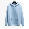 Felpe con cappuccio da donna Felpe con cappuccio da donna Manica lunga Inverno Casual Fleece Pullover da ragazza gialla Cappotto spesso femminile con cappuccio allentato Abbigliamento Top Para