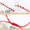 Turkish Evil Eye Charms Rope Bracelet Handmade Braided Women Men Friendship Jewelry Lucky Thread String Adjustable Gift