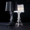 Bordslampor Italien Bourgie Akryl Modern Simple Ghost Shadow Desk Lamp Home vardagsrum sovrumsstudie ledande ljusarmaturer