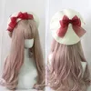 Party Supplies Handmake Lolita Berets Wool Blend Hat Women Girls Lovely Bow Sailor Maid Style Autumn Winter Accessories