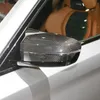 أغطية غطاء مرآة جانبية للسيارة لسيارات BMW M5 M8 F90 F91 F92 F93 LHD غلاف مرايا الرؤية الخلفية من ألياف الكربون