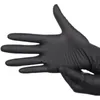 Guantes desechables de nitrilo negro, guantes industriales de ppe sin polvo, sin látex, para jardín, hogar y cocina, novedad de 2022