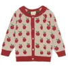 Pullover Kids Sweaters Brand Cute Super Lovely KS 2022 Vinter Strawberry Designkläder och klänning Baby Girl Warm Clothes T221021