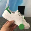 Leisure sports shoes white green pink lush red metal silver fashion coach outdoor men's and women's clothing Stan Smith