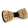 Bogen kreativ für Männer Halsband Mode Bowknot Holzkrawatte Retro Hals Verstellbares Riemen Vintage Bowtie