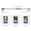 Bandes USB RVB LED Bande Lumineuse Contrôle Bluetooth 5V 30LEDS Bande Flexible Intelligente Étanche Téléphone App TV Rétro-Éclairage