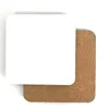 Partihandel sublimering Coaster trä tomt bordsmattor MDF Värmeisolering Termisk överföringskoppskuddar DIY Coaster DH97