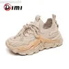 Dimi 2022 Autumn Children Shoes Boys Girls Sports Shoes Fashion Training Training Knitting Disuable Kids Sneakers L220812