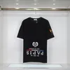 Summer Mens Women Designers T-shirts Loose Tees Brands de mode Guide de taille S-3XL 0880 230J