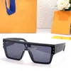Женские солнцезащитные очки Мужские летние Z1583E защита UV400 винтажные экранированные линзы квадратные интегральные матовые оправы модные очки случайная коробка с плавающей оправой
