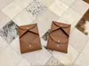 Kadın high-end klasik H ev Calvi için tasarımcı cüzdanlar moda kart çantası kadın ithal Epsom dana derisi toka katlanır Tutucular erkek