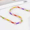 Chains 2022 Boho Flower Heart Colored Acrylic Beads Personality Necklace Y2K Women Girls Summer Party Jewelry