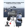 Télescope 40X60 HD professionnel monoculaire nuit jumelles puissantes étanche Mini poche Zoom avec Smartphone chasse Camping