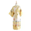 Dames slaapkleding Print Vrouwen Kimono Robe Nighthown Half Sleeve lange badjas jurk intieme lingerie casual huiskleding nachtkleding nachtkleding