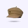 Berets K292 Metal C Brand Beret Hats For Women Painter Hat Herfst en Winter Show Face Small Lady Versatile Bud Gorras