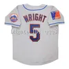 Proword Air01 Vintage 2004 Baseball Jersey 5 David Wright 7 Jose Reyes 47 Tom Glavine 30 Cliff Floyd Shea 40th Patch White Gray Black Jerseys