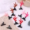 Décorations de Noël 1 paire de pinces à cheveux de mode mignonne corne de cerf Barrette bébé épingle à cheveux cadeau accessoires pour femmes fille enfants épingle