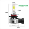 Phares de voiture Pampsee 2 pièces Mini phare de voiture Bbs lampe à LED H4 H7 H11 H8 H9 9006 Hb4 H1 9005 Hb3 12000Lm antibrouillard 1200K Drop Deliv Dhfuf