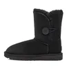 Winter Snow Boots Black Gray Brown Fashion Classic Ankle Girls Short Boots Shoes 01