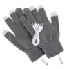 Ski -handschoenen USB Handverwarmingshandschoenen draagbare zachte draagbare wintermitts verstelbare warmte waterdichte fietsen skiën vissen accessoires L221017