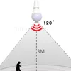 Лампа датчика движения 3W 5W 220V Светодиодная лампа 7 Вт 9W 12 Вт.