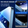 Full Screen Protector with Easy Install Kit Tempered Glass For iPhone 15 14 13 12 11 Pro Max X XS XR Mini HD Dust Proof Protective Film