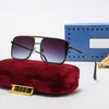 Designer-Sonnenbrille für Damen, Herren, Doppelsteg-Rahmen, schwarze braune Linse, modische Brille, Anti-Ultraviolett-Retro-Platte, Vintage-Brille, Sonnenbrille, Lünetten