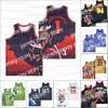 Maillots de basket-ball universitaire, vêtements de film TV, présidents morts, rétro JOKER AKUMA STREET FIGHTER PULP FICTION