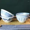 Bowls 5.5 Inch Japanese Blue And White Porcelain Large Rice Soup Bowl Ceramic Underglaze Dessert Noodle Salad Kitchen Tableware