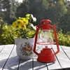 Portable Lanterns Vintage Lantern Camping Light Battery Powered LED Candle Tent Kerosene Lamp Lights Outdoor Garden Ramadan Decoration