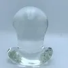 Articoli di bellezza Dildo di cristallo Dispositivo per spina anale femminile Asta di vetro Giocattoli sexy per adulti