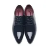 Chaussures habillées hommes de haute qualité Oxford Leather Fashion Business Pointed Wedding