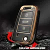 Soft TPU Key Case Cover Accessories Shell pour VW Volkswagen Skoda Seat Golf Polo